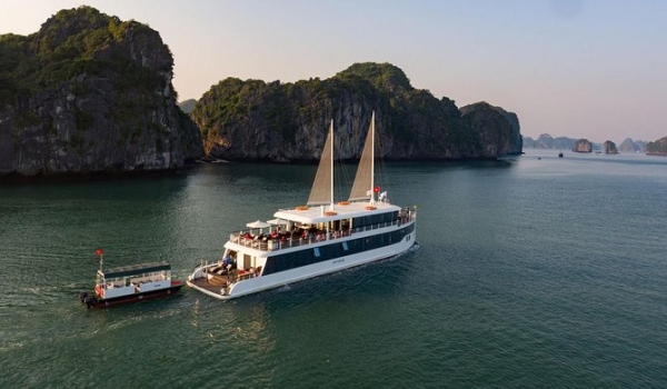 Luxury Halong & Lan Ha Bay 7 Hours Cruise With New High Way Express